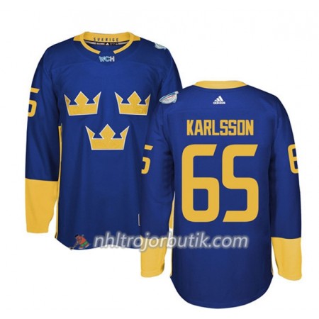 Sverige Tröja Erik Karlsson 65 World Cup 2016 Lila Premier